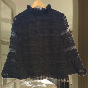 Victorian Lace Bell Sleeve Blouse 🖤